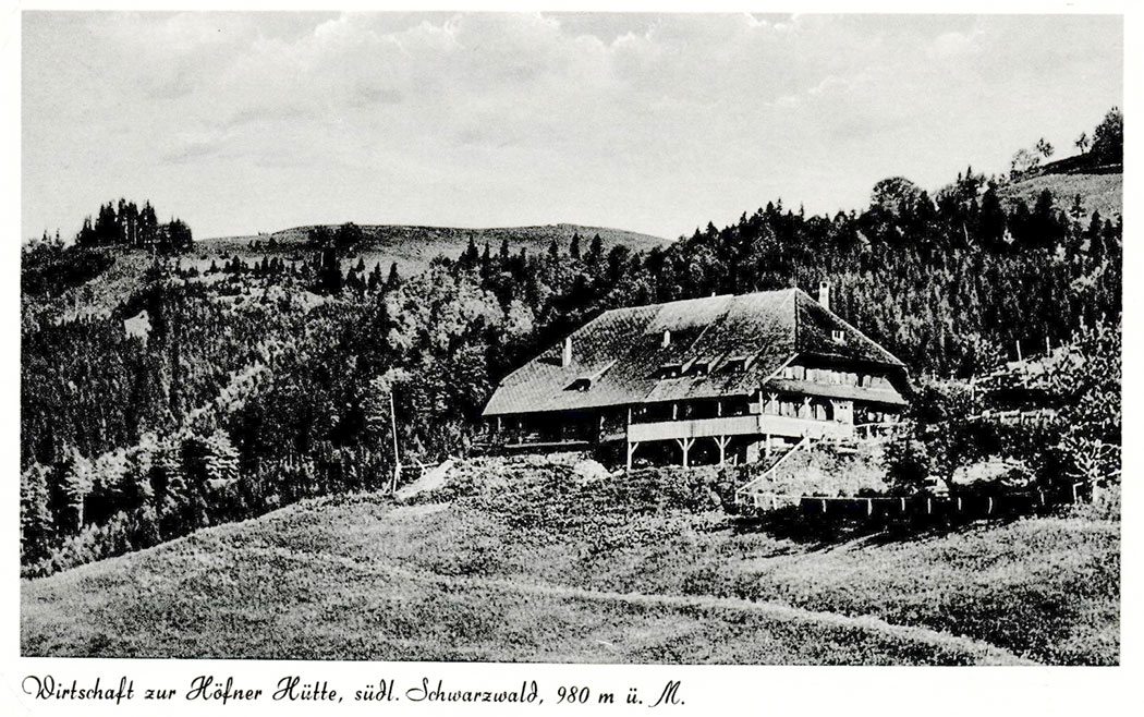 Höfener Hütte 1900