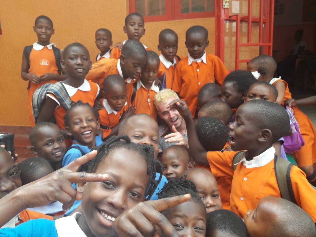 Schulklasse in Nansana